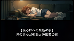 眠る妹への禁断の夜