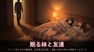 眠る妹と友達
