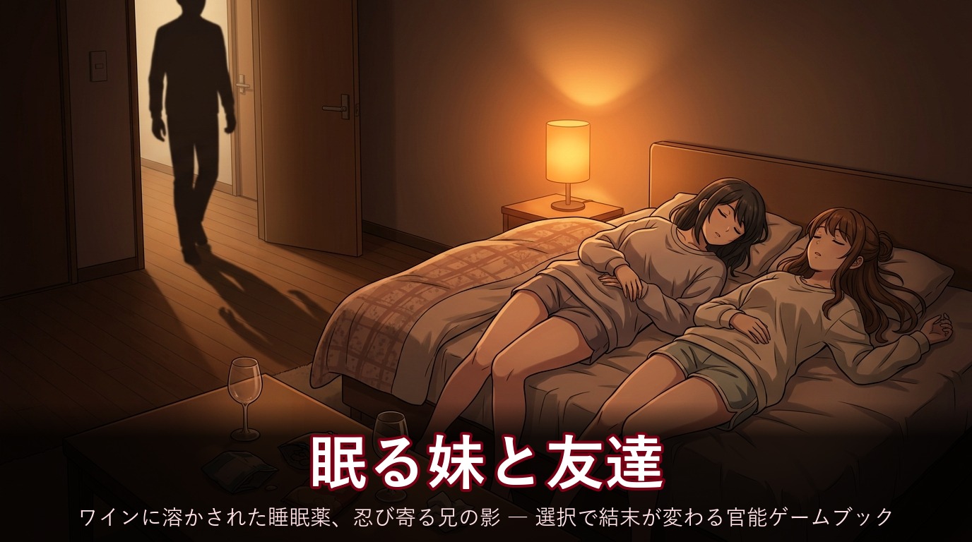 ? 眠る妹と友達 ― 睡眠薬の罠